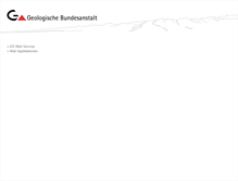 Tablet Screenshot of gisgba.geologie.ac.at
